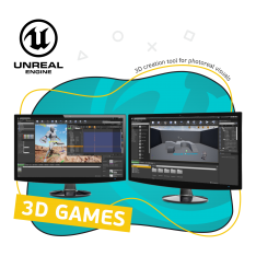 Unreal Engine 4. Игровой движок - КИБЕРшкола программирования для детей, компьютерные курсы для школьников, начинающих и подростков - KIBERone г. Зюзино