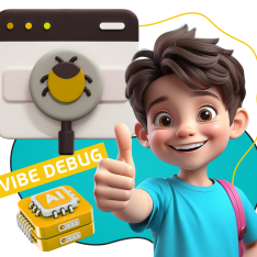 Тестирование & Vibe Debug. Охотники за багами - КИБЕРшкола программирования для детей, компьютерные курсы для школьников, начинающих и подростков - KIBERone г. Зюзино