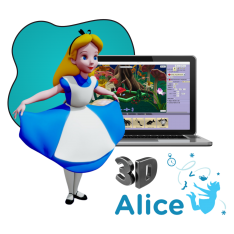 Alice 3d - КИБЕРшкола программирования для детей, компьютерные курсы для школьников, начинающих и подростков - KIBERone г. Зюзино